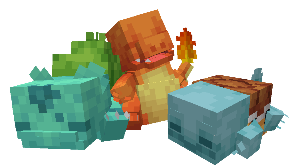 Gen 1 Starters Sleeping